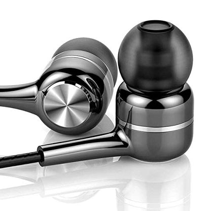 YNR 4 Pairs Wired Earbuds with Microphone & Volume Control, in Ear Earphones for School, Noise Islating High Definition, for 3.5mm Jack iPhone iPad iPod Samsung Google Devices (A12-4) - color: A12-4