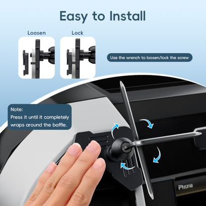 Wireless Charging Vent Magnetic Vent Phone Mount for 2015-2020 Ford F-150 - size: Charging- Magnetic