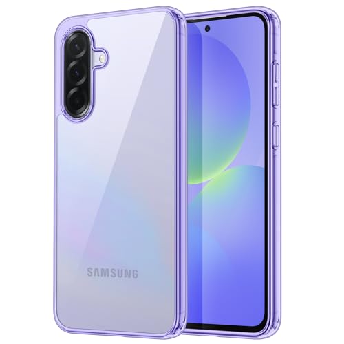 JETech Case for Samsung Galaxy A36, Anti-Yellowing, Lavender | Shockproof Protection, Scratch Resistant Hard PC Back, Durable Transparent TPU Bumper - color: Lavender, size: Galaxy A36
