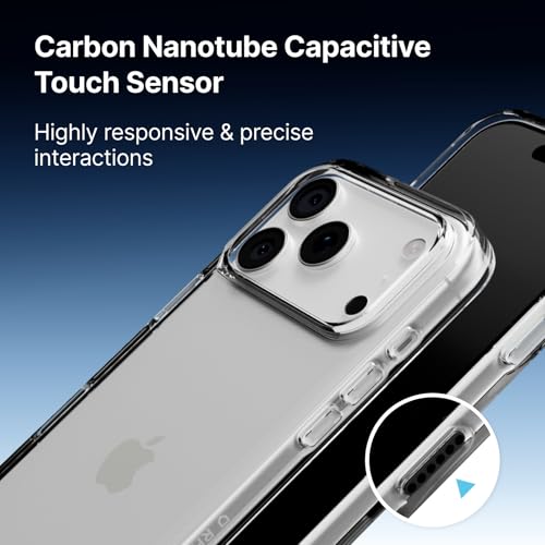 RhinoShield Clear Phone Case for iPhone 17 | Anti-Yellowing, Transparent, High Clarity, Shockproof, Military Grade Drop Protection - color: Transparent, size: iPhone 17
