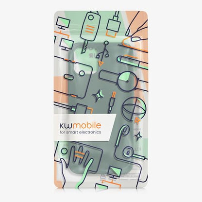 kwmobile Case Compatible with Apple iPhone 12 / iPhone 12 Pro Case - Soft Slim Protective TPU Silicone Cover - Forest Green - color: forest green