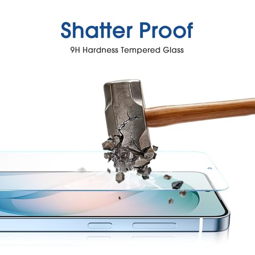 amFilm OneTouch for Samsung Galaxy S26 Screen Protector 6.3" Tempered Glass - size: S26-6.3"