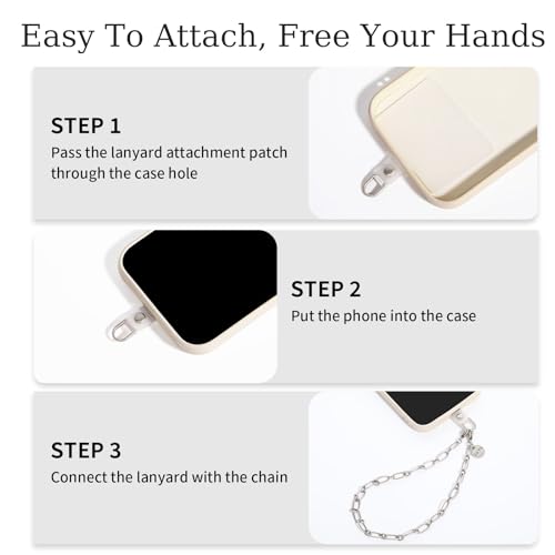 Phone Charm Detachable Metal Cellphone Wrist Strap for Women Girls, Cell Phone Lanyard - color: Antique Silver