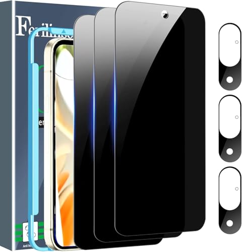 Ferilinso Privacy Screen Protector for Google Pixel 9, Tempered Glass - size: Google Pixel 9