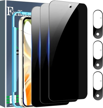 Ferilinso Privacy Screen Protector for Google Pixel 9, Tempered Glass - size: Google Pixel 9