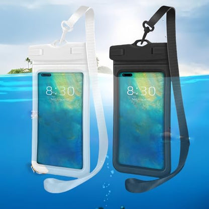 2-Pack Extra-Large Waterproof Phone Pouches, Universal Floating Waterproof Pouch, Underwater Dry Bag for iPhone 15 14 13 12 11 Pro Max, Galaxy S23 S22 S21 S20 Ultra, Pixel, White+Black - color: White+Black