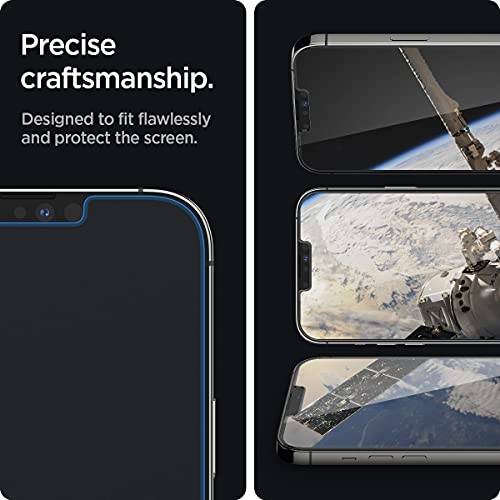 Spigen GlasTR EZ FIT Screen Protector for iPhone 14 Plus/13 Pro Max | Easy installation, 9H hardness, crystal clarity, anti-fingerprint, touch sensitivity, case friendly, screen protector - size: iPhone 14 Plus / iPhone 13 Pro Max