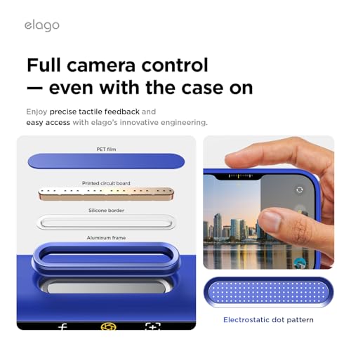 elago Premium Magnetic Silicone Case for iPhone 17 Cobalt Blue | Compatible with MagSafe, Liquid Silicone Material, Protection, Shockproof, Slim Phone (Cobalt Blue) - color: Cobalt Blue, size: iPhone 17