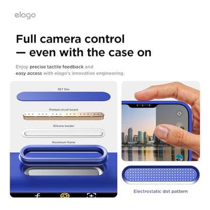 elago Premium Magnetic Silicone Case for iPhone 17 Cobalt Blue | Compatible with MagSafe, Liquid Silicone Material, Protection, Shockproof, Slim Phone (Cobalt Blue) - color: Cobalt Blue, size: iPhone 17