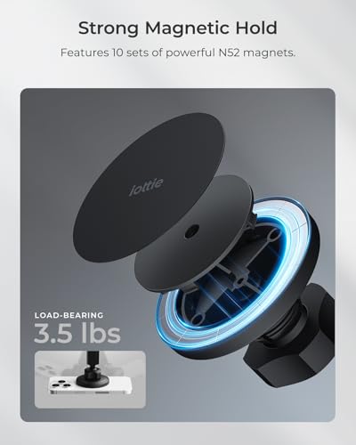 iOttie iTap 3 Magnetic Dash & Windshield Car Mount for Smartphone iPhone 18 - style: Dash Mount