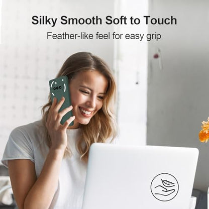 GiiYoon Silicone Case for Nothing Phone 3a, Green - color: Green, size: Nothing Phone 3a