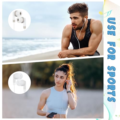 Kigeli 300 Packs Wired Earbuds Bulk, Black,White,Grey - color: Black,White,Grey