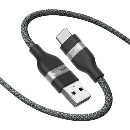 Anker Nano USB A to USB C Cable, CarPlay USB to USB C Cable (6 ft, Black) - color: Black, size: 6ft