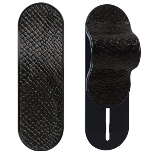 MULTI BAND Original Phone Grip, Secure Hand Strap Holder, Slim Fashionable Finger Loop Selfie Grip, Phone Stand Compatible with Most Smartphones - color: Snake Black