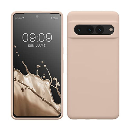 kwmobile Case Compatible with Google Pixel 7 Pro Case - TPU Silicone Phone Cover with Soft Finish - Coconut Swirl - color: Coconut Swirl, size: Pixel 7 Pro