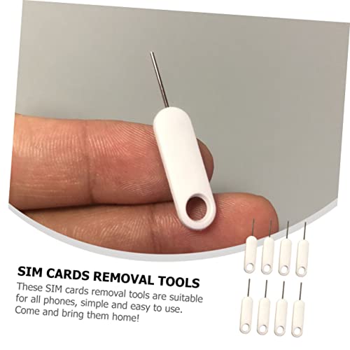 Uonlytech 20pcs Sim Card Tray Remover Tool Metal Ejector Pins for Smartphones Compact and Practical Sim Eject Tools for Access and Reset Functionality