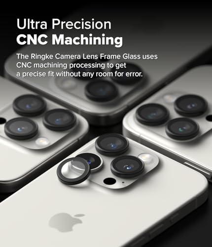 Ringke for iPhone 16 Pro Max / 16 Pro Camera Lens Protector [2 Pack] - size: iPhone 16 Pro / iPhone 16 Pro Max