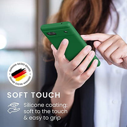 kwmobile Case Compatible with Google Pixel 6a Case - TPU Silicone Phone Cover with Soft Finish - Pixie Green - color: Pixie Green, size: Pixel 6a