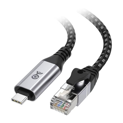 Cable Matters Plug & Play Braided USB C to Ethernet Cable, 3ft - size: 3 Feet