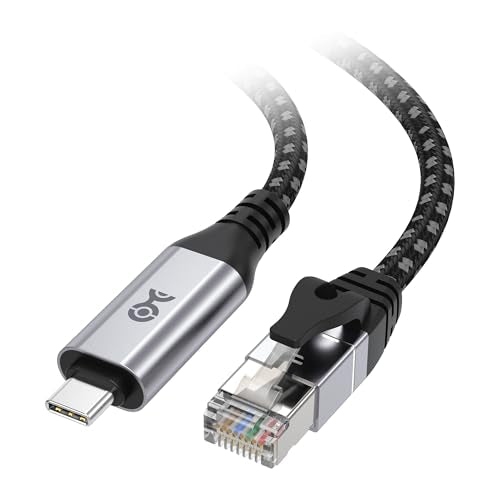 Cable Matters Plug & Play Braided USB C to Ethernet Cable, 10ft - size: 10 Feet