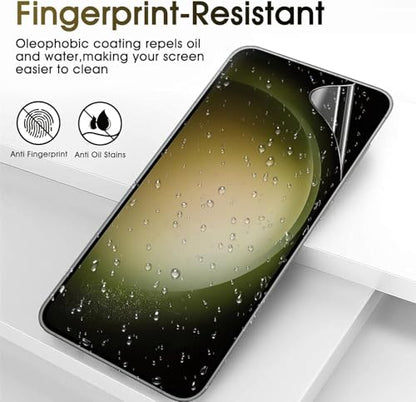 3 Pack TPU Screen Protector for Samsung Galaxy S23 FE, Self-Healing HD Flexible Hydrogel Film Compatible with Galaxy S23 FE 6.4", Support Fingerprint Unlock, Scratch-Resistant, Bubble Free - size: Samsung Galaxy S23 FE