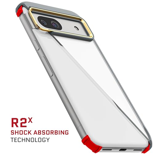 Ghostek Covert Pixel 8a Clear Case with Shockproof Drop Protection Premium Protective Wireless Charging Compatible Phone Cover Designed for 2024 Google Pixel 8a (6.1") (Gray) - color: Gray [Limited Edition], size: Pixel 8a