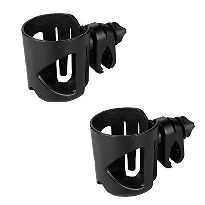 Accmor Stroller Cup Holder, Cup Holder for Walker Bike Wheelchair - color: All Black & All Black