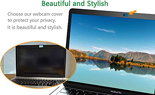 CloudValley Laptop Camera Cover Slide, Metal 0.023 Inch Ultra-Thin, 2 Pack - color: Blue-2 Pcs