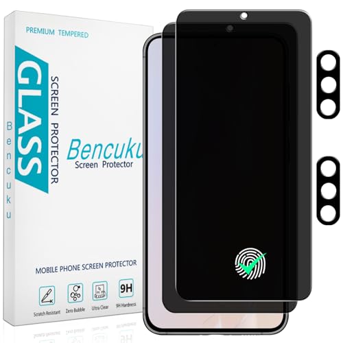 Privacy Screen Protector for Samsung Galaxy S25 Tempered Glass - color: Samsung Galaxy S25-Black