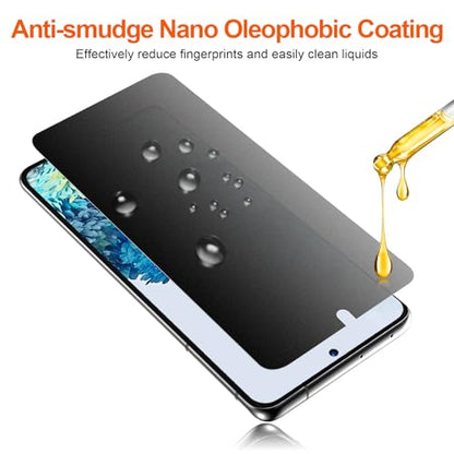 2 Pack for Samsung Galaxy S20 Matte TPU Privacy Screen Protector - size: Samsung Galaxy S20 6.2 Inch