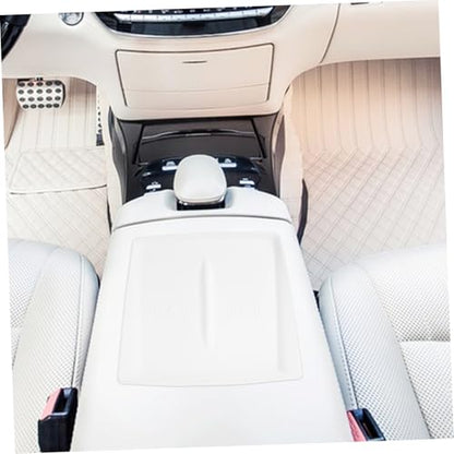 White Silicone Cordless Charging Pad for Center Console Protection