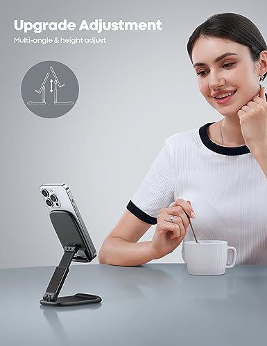 Lamicall 60Pack Reusable Cable Ties & Phone Stand