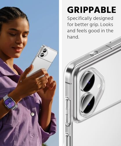 Compatible with Samsung Galaxy S26 Edge Case, Ultra [Slim Thin] Flexible Clear TPU [Scratch-Resistant] Gel Rubber Soft Skin Silicone Protective Phone Case Cover for Galaxy S26 Edge (Clear) - size: S26 Edge