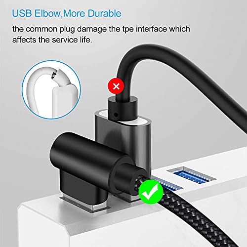 iPhone Charger 3 feet MFi Certified 90 Degree Lightning Cable 3 Pack - size: 3 FT