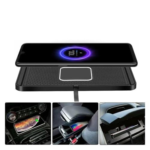 Phone Holder Charger Mat Silicone Mat Non Slip Pad Holder Car Wireless Non Slip Charger Practical