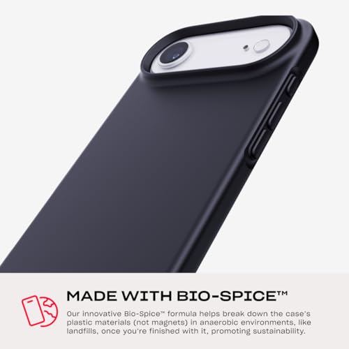 Tech21 EvoLite Case for iPhone 17 Air – Black | Slim Protective Case | Impact Protection | Wireless Charging Compatible - color: Black, size: iPhone 17 Air