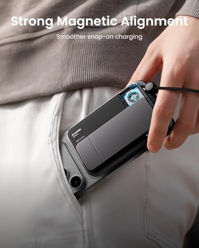 sharge for MagSafe Power Bank Qi2.2 25W 10000mAh Magnetic Portable Charger - color: White