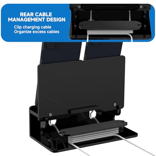 Dual Phone Holder Organizer Stand for 2 Phones