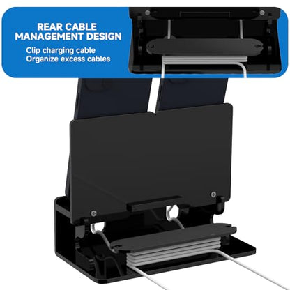 Dual Phone Holder Organizer Stand for 2 Phones