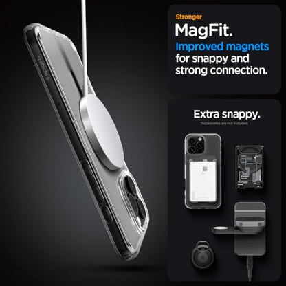 Spigen for iPhone 16 Pro Case, Ultra Hybrid MagFit [Anti-Yellowing] [Compatible with Magsafe] - Carbon Fiber - color: Carbon Fiber, size: iPhone 16 Pro