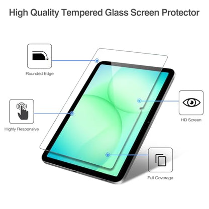 ProCase 2 Pack Screen + 3 Camera Lens Protector for Galaxy Tab A11+/ A9+ - size: 2 Pack + Camera Protector
