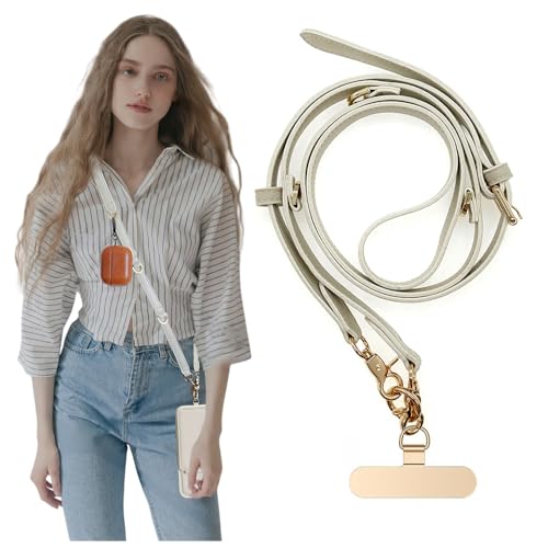 Phone Lanyard, On-the-Go Universal Crossbody Strap Neck Lanyard with Phone Tether Patches for Most Cellphones - color: G
