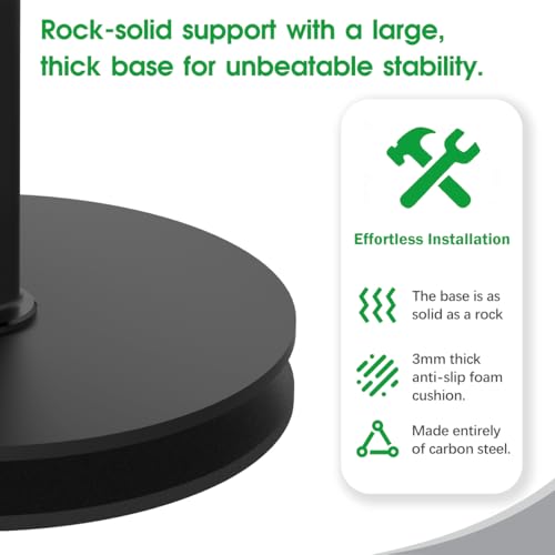 Magnetic Overhead Phone Stand for Desk, 2-Section Telescoping
