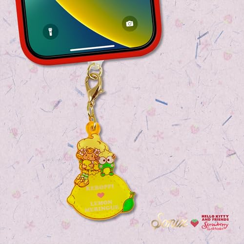 Sonix x Sanrio x Strawberry Shortcake Dust Plugs - USB C + Lightning Compatible - Character Charging Port Charms (3 Pack) - Strawberry, Lemon, Raspberry - color: Sanrio x Strawberry Shortcake - Strawberry, Lemon, Raspberry