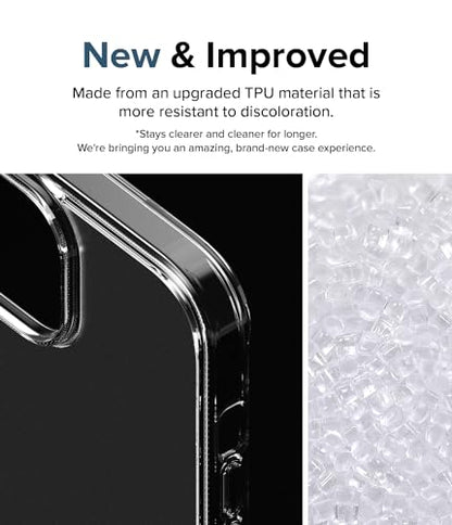 Ringke for iPhone 15 Case [Fusion Matte Clear] | Oil & Dirt Resistant, Anti-Fingerprint Technology Prevents Oily Smudges, Frosted Coating Feels Velvety Soft - size: iPhone 15