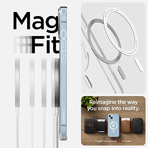 Spigen for iPhone 14 Case, Ultra Hybrid MagFit [Anti-Yellowing] [Compatible with Magsafe] - Clear - color: Clear, size: iPhone 14