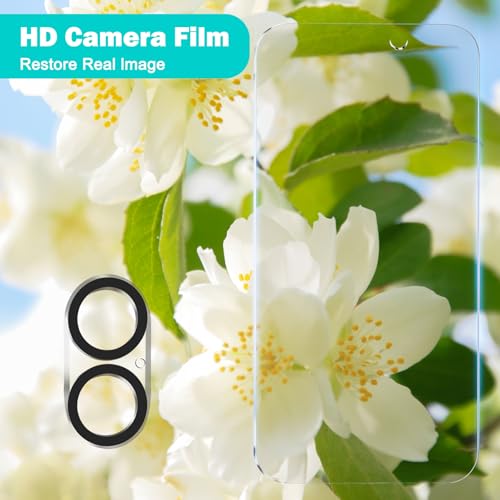 PEHAEL for iPhone 16 Plus Privacy Screen Protector+Camera Lens Protector