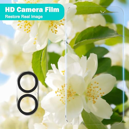 PEHAEL for iPhone 16 Plus Privacy Screen Protector+Camera Lens Protector