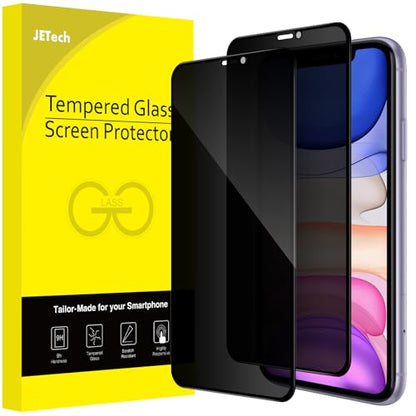 JETech Privacy Screen Protector for iPhone 11/XR, 2-Pack - size: iPhone 11/XR
