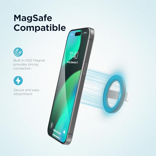 Encased Magnetic Phone Grip Holder Thin Silicone Finger Loop Ring Compatible with iPhone (Gradient Dream) - color: Gradient Dream
